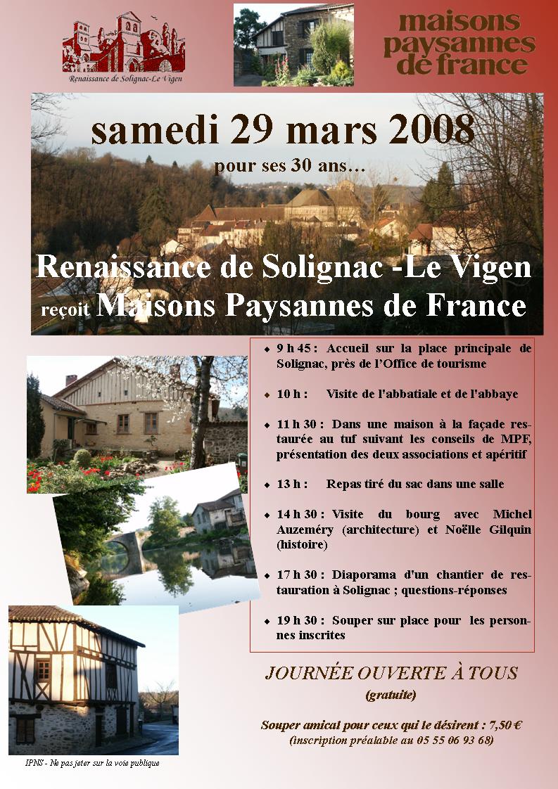 Affiche Solignac